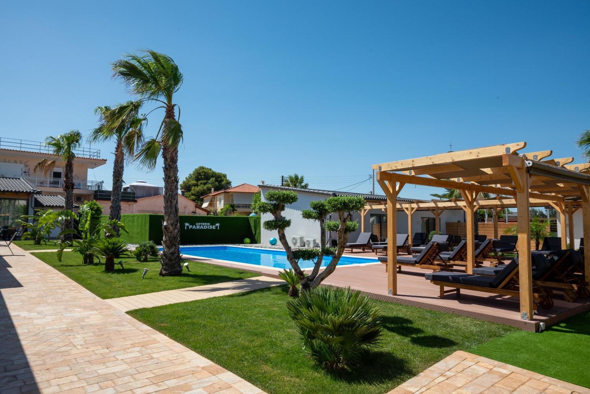 Paradise Apartments Artemida المظهر الخارجي الصورة